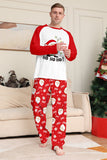 Papai Noel vermelho Print Natal Família Combinando Pijamas
