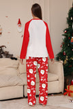 Papai Noel vermelho Print Natal Família Combinando Pijamas