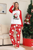 Papai Noel vermelho Print Natal Família Combinando Pijamas