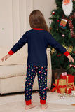 Marinha Feliz Natal Impressão Família Combinando Pijamas set
