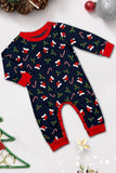Marinha Feliz Natal Impressão Família Combinando Pijamas set