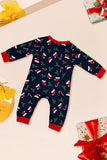 Marinha Feliz Natal Impressão Família Combinando Pijamas set