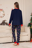 Marinha Feliz Natal Impressão Família Combinando Pijamas set
