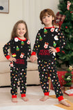 Natal aconchegante vermelho print família combinando conjunto de pijamas