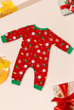 Natal aconchegante vermelho print família combinando conjunto de pijamas
