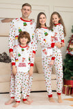 Natal aconchegante vermelho print família combinando conjunto de pijamas