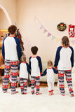 Conjuntos de Pijamas de Família com Estampado de Árvore de Natal Verde de 2 Peças