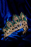 Concurso de Rainha do Baile de Cristal de Luxo Tiara Coroa Dourada