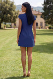 Vestido de Homecoming Bodycon Bodycon Amarelo de Decote Redondo com Flores 3D