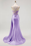 Vestido de Baile Longo com Alças Finas e Apliques em Champanhe