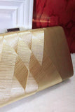 Saco de embreagem de noite glitter dourado com borla