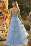 Vestido de Baile Longo Sem Alças em Lavanda Brilhante com Lantejoulas