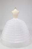 10 Hoop Tulle Ball Gown Petticoat Andar Comprimento Crinoline Underskirt para Vestido Quinceanera