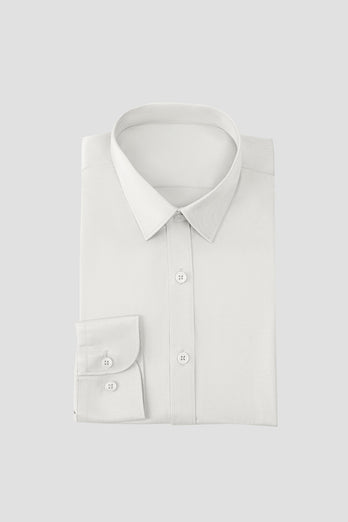 Camisa de terno manga comprida homen branco