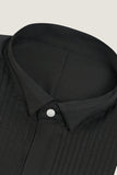 Camisa de terno manga comprida preto