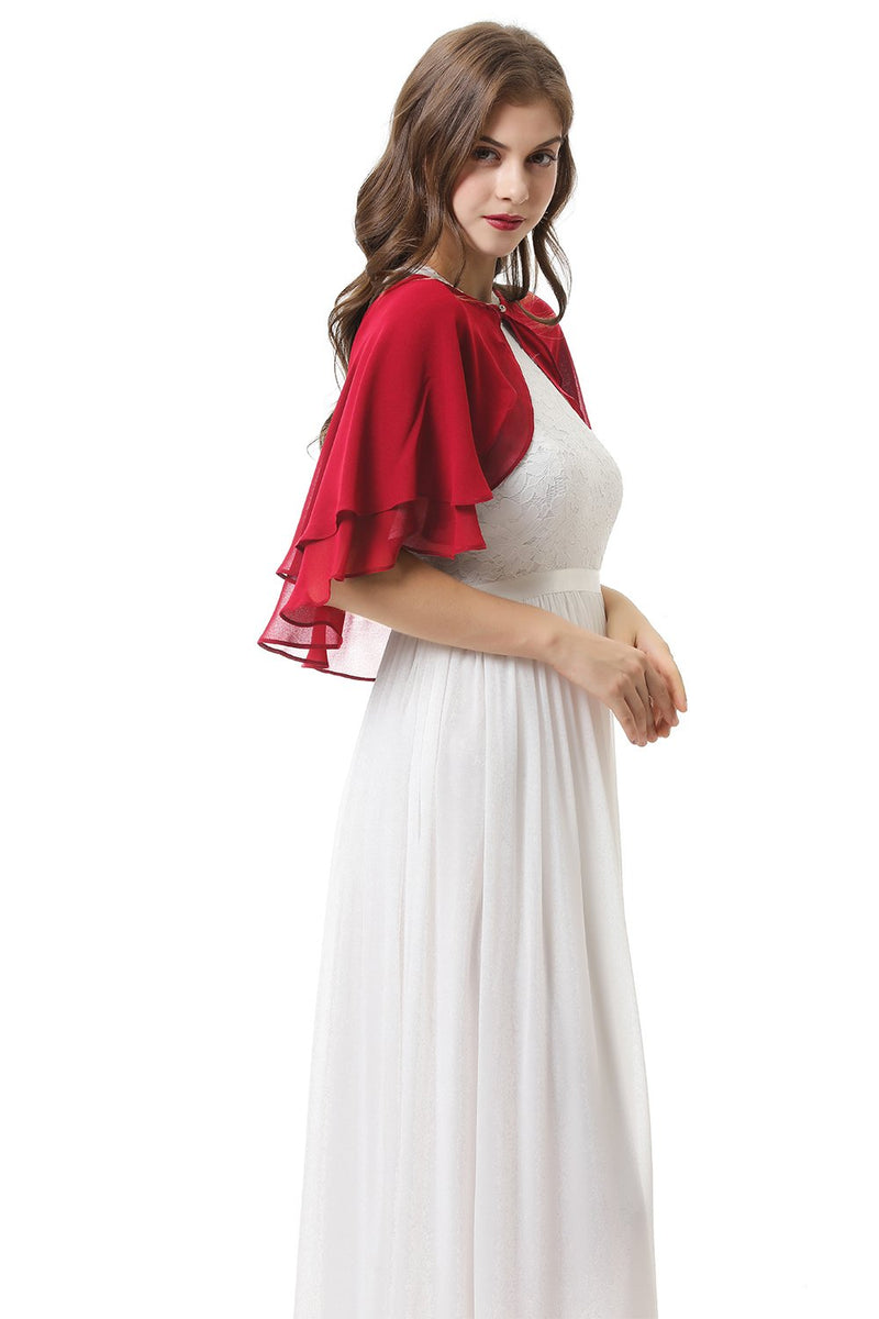 Carregar imagem no visualizador da galeria, Chiffon Shawls e Wraps para vestido de noite