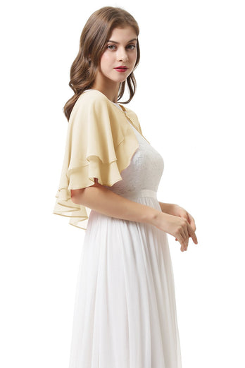 Chiffon Shawls e Wraps para vestido de noite