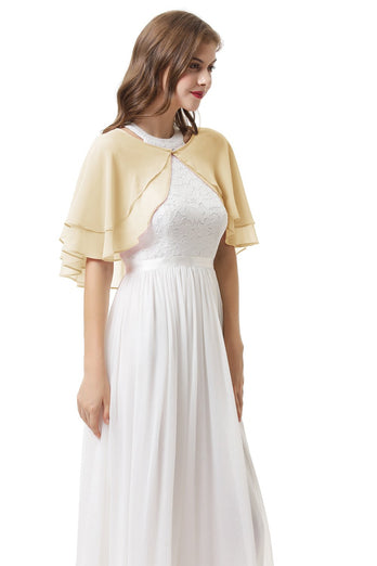 Chiffon Shawls e Wraps para vestido de noite