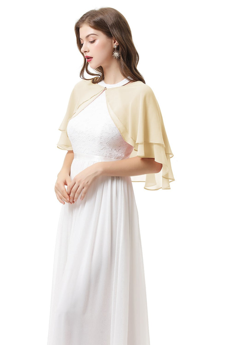 Carregar imagem no visualizador da galeria, Chiffon Shawls e Wraps para vestido de noite