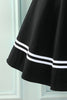 Carregar imagem no visualizador da galeria, Vestido preto dos anos 50 Rockabilly Pin Up