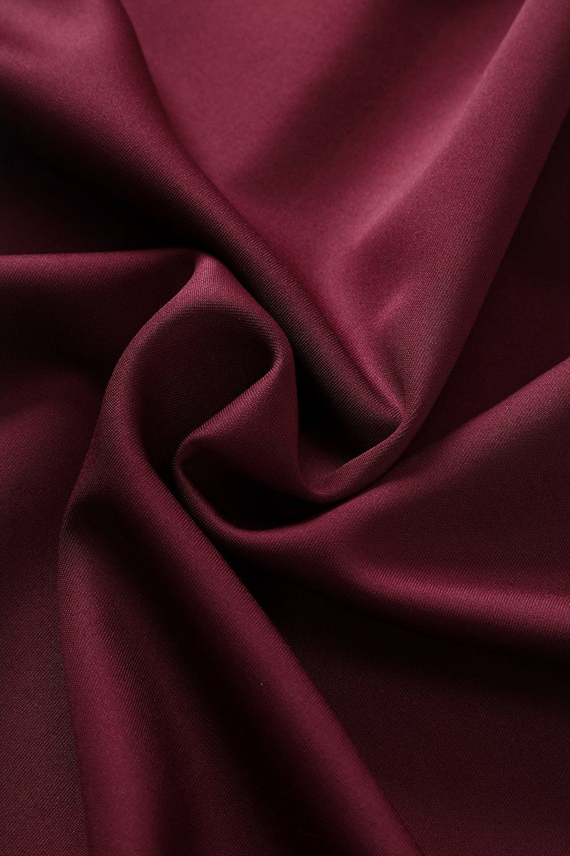 Carregar imagem no visualizador da galeria, Vestido Casual em Algodão Borgonha