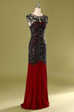 Vermelho e preto 1920s vestido de lantejoulas