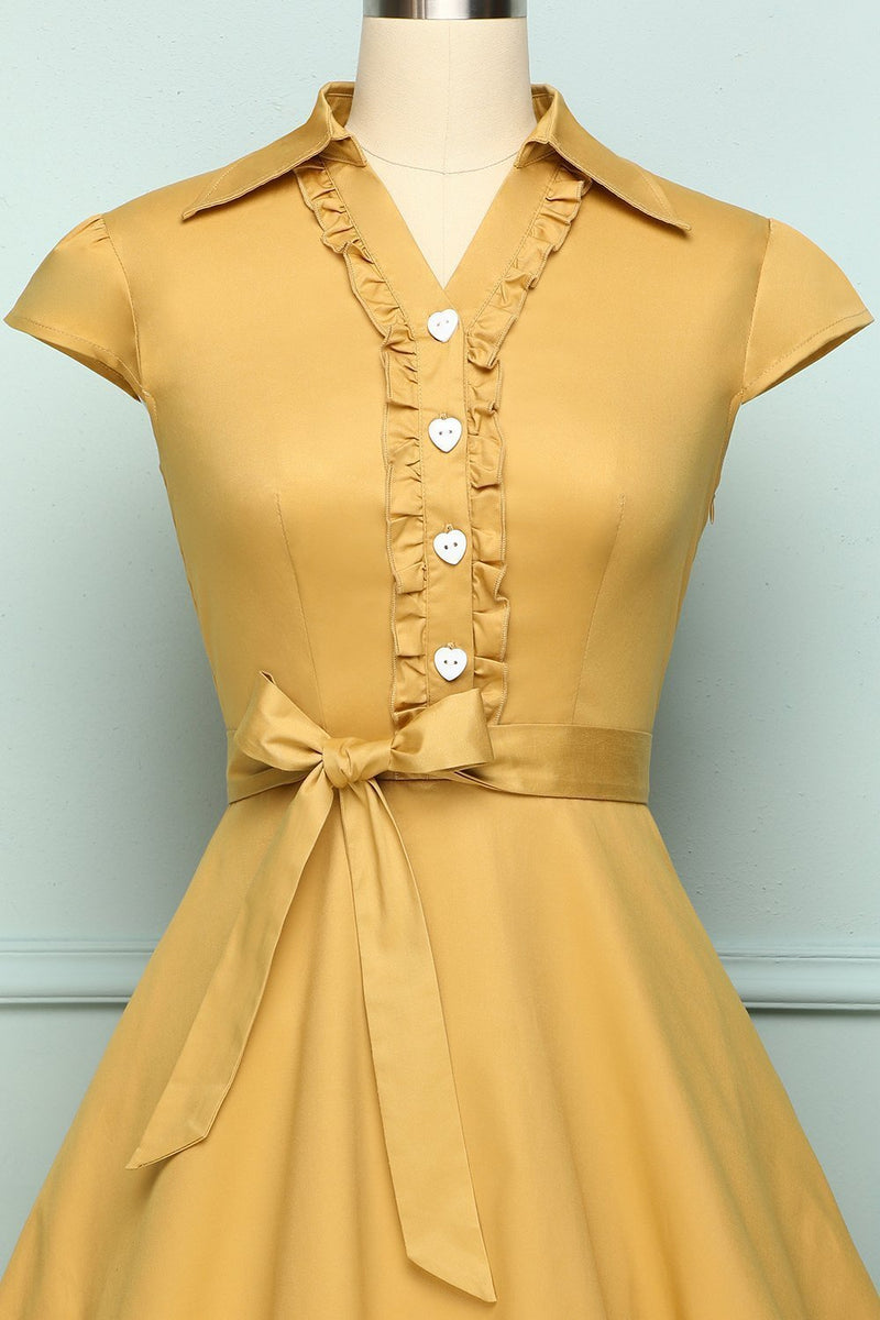 Carregar imagem no visualizador da galeria, 1950s Turmeric Swing - ZAPAKA