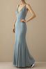 Carregar imagem no visualizador da galeria, Sereia Azul V Long Neck Prom Dress