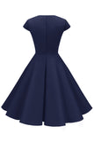 Vestido Bolinhas Vermelhas 1950