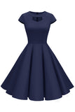 Vestido Bolinhas Vermelhas 1950