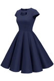 Vestido Bolinhas Vermelhas 1950