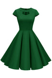 Vestido Bolinhas Vermelhas 1950
