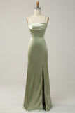 Sereia Verde Covertible Wear Long Bridesmaid Dress