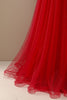 Carregar imagem no visualizador da galeria, Bela Querida Vermelho Baile Vestido Com Beading