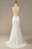 Carregar imagem no visualizador da galeria, Vestido de noiva longo sereia branca
