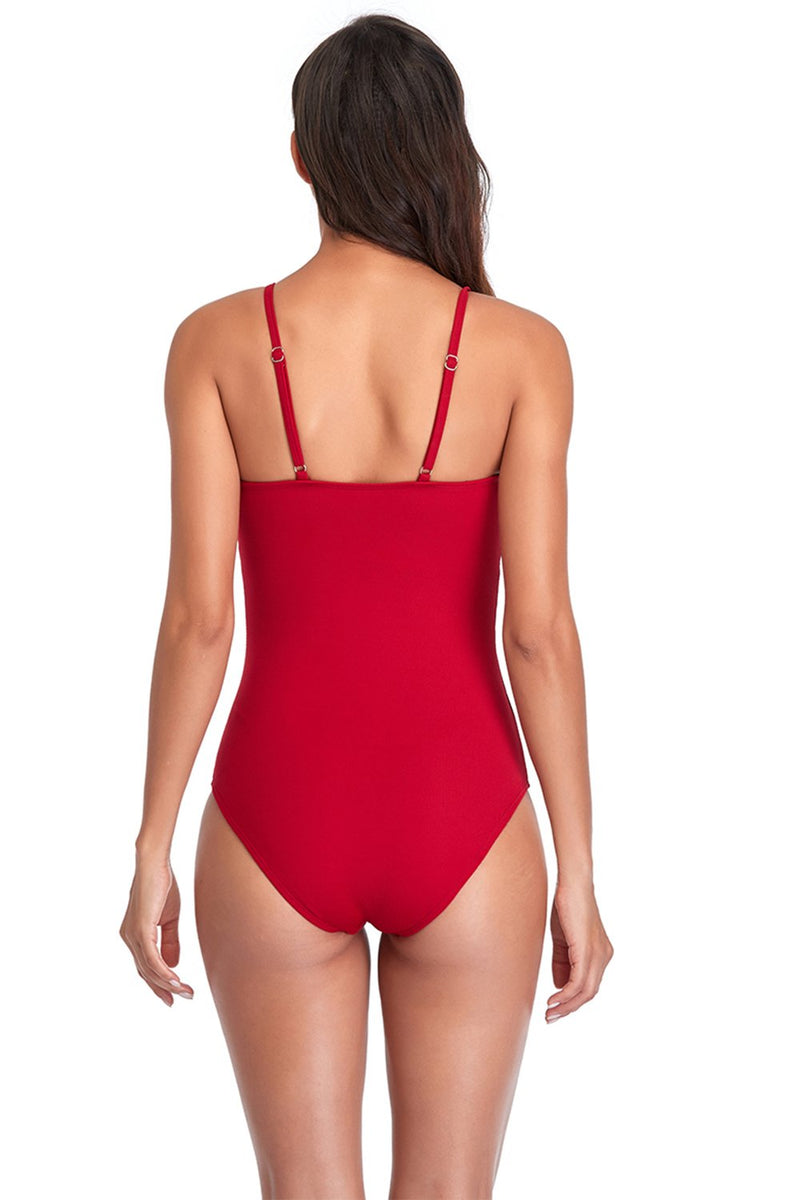 Carregar imagem no visualizador da galeria, Roupa de banho de uma peça só com halter aberto nas costas