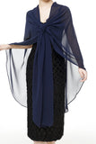 Chiffon Shawls Scarves Wraps para vestido de festa