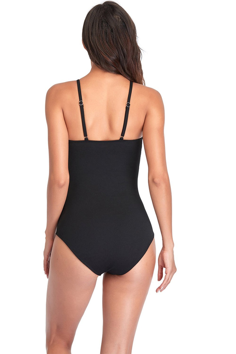 Carregar imagem no visualizador da galeria, Roupa de banho de uma peça só com halter aberto nas costas