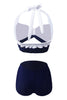 Carregar imagem no visualizador da galeria, Listras Dois Pedaços Bikini Swimsuit