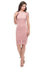 Carregar imagem no visualizador da galeria, Blush Lace Bodycon Party Dress