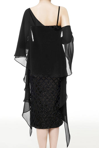 Macio Chiffon Scarve Shawls Wraps para Vestidos Acessórios femininos