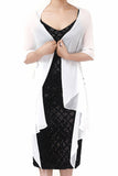 Macio Chiffon Scarve Shawls Wraps para Vestidos Acessórios femininos