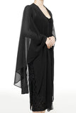 Chiffon Shawls Scarves Wraps para vestido de festa