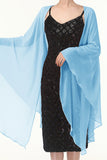 Chiffon Shawls Scarves Wraps para vestido de festa