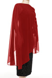 Chiffon Shawls Scarves Wraps para vestido de festa