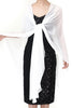 Carregar imagem no visualizador da galeria, Chiffon Shawls Scarves Wraps para vestido de festa