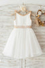 Carregar imagem no visualizador da galeria, Meninas Brancas Elizabeth Broderie Anglaise Vestido