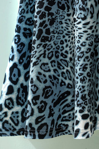 Saia estampada de leopardo