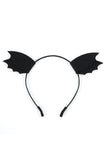 Faixa de cabeça de orelha de animal de halloween morcego