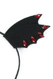 Faixa de cabeça de orelha de animal de halloween morcego